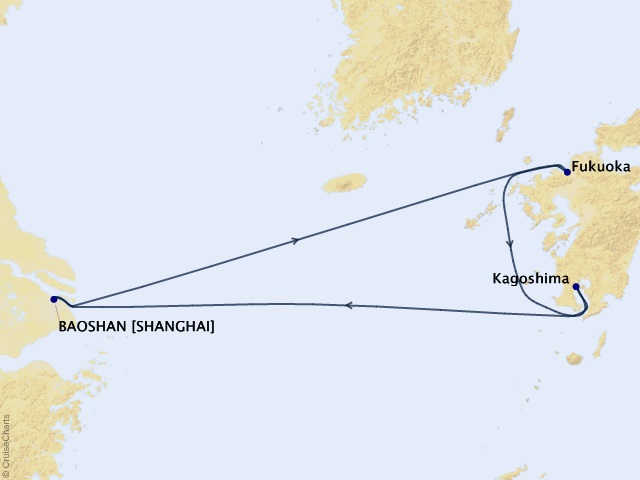 Du Thuyền 5 Sao Spectrum of the Seas khám phá Shanghai - Fukuoka - Kagoshima 